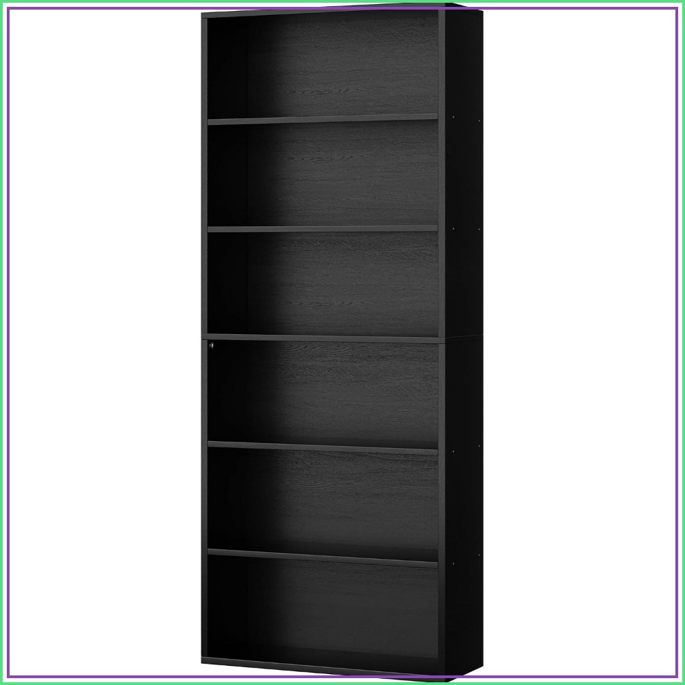 Storage & Organization - رف كتب مفتوح بـ 6 طبقات،