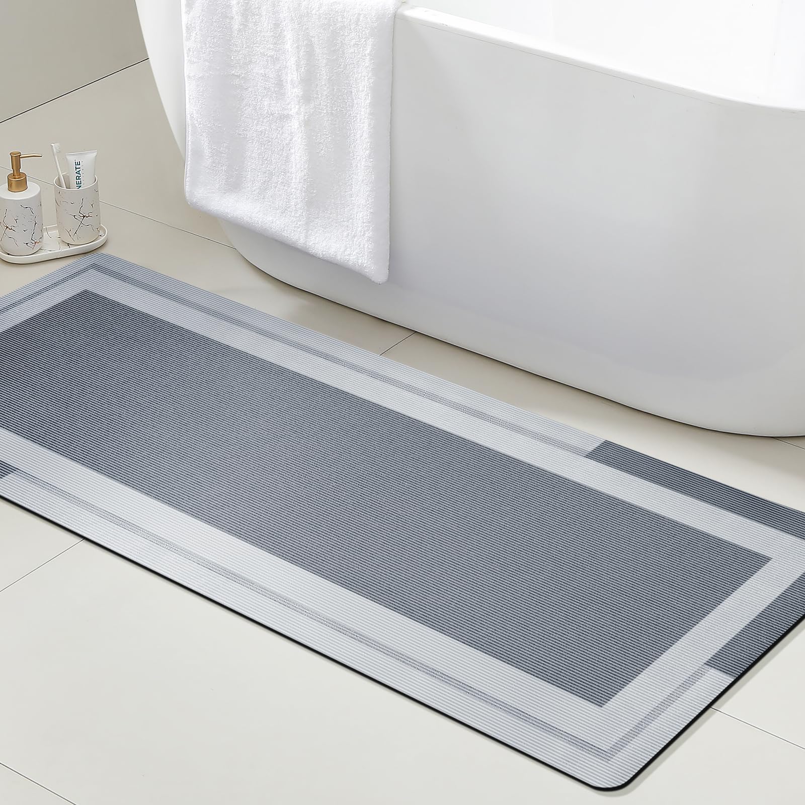 Quick Dry Diatomite Bath Mat - VIKAMA الحمام عداء البساط مع عدم