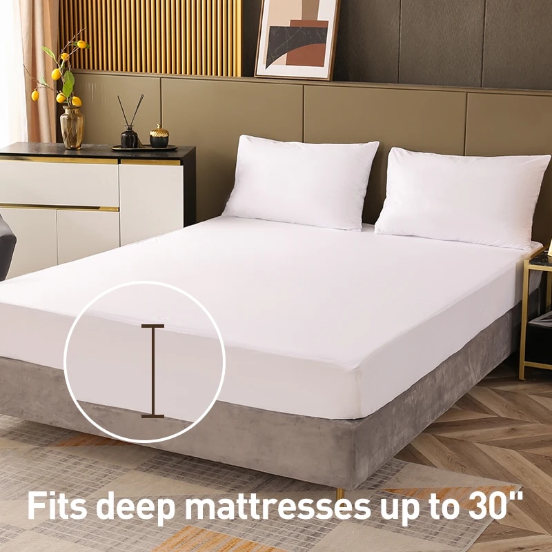 Waterproof Mattress Protector Breathable - واقي مرتبة مقاوم للماء، جزء علوي