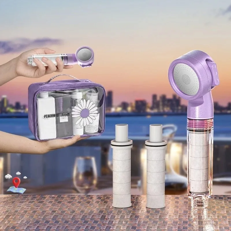 High Pressure Shower Head Handheld - رأس دش محمول عالي الضغط بثلاثة