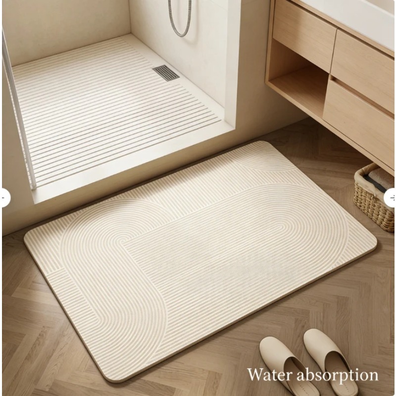Quick Dry Diatomite Bath Mat - سجادة أرضية للحمام من الدياتومايت فائقة