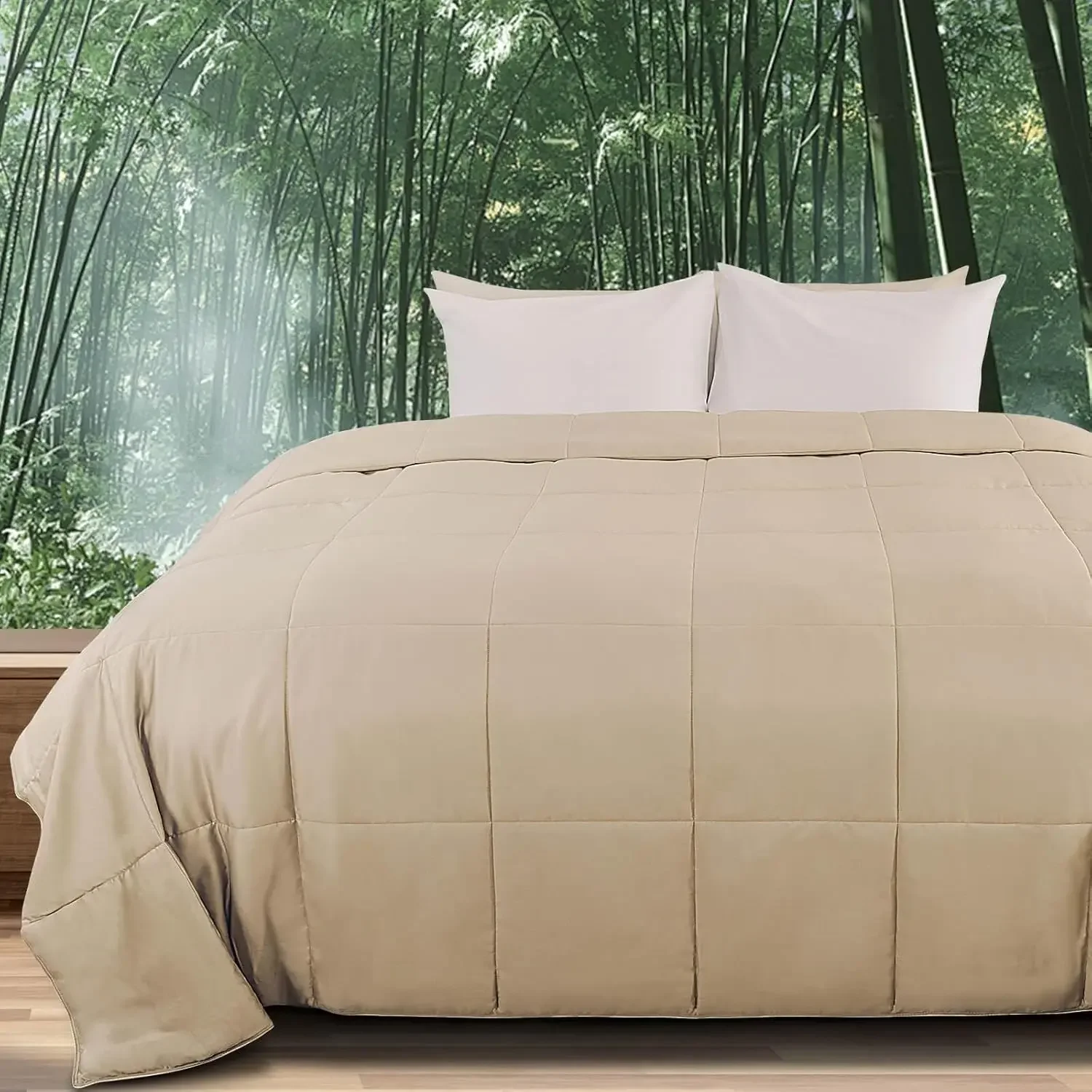 Cooling Blanket Hot Sleepers - لحاف من الفيسكوز المصنوع من الخيزران،