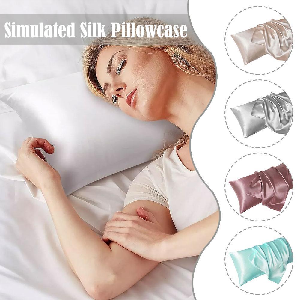 Satin Silk Pillowcase Hair Skin - الفاخرة كيس وسادة من الساتان للشعر