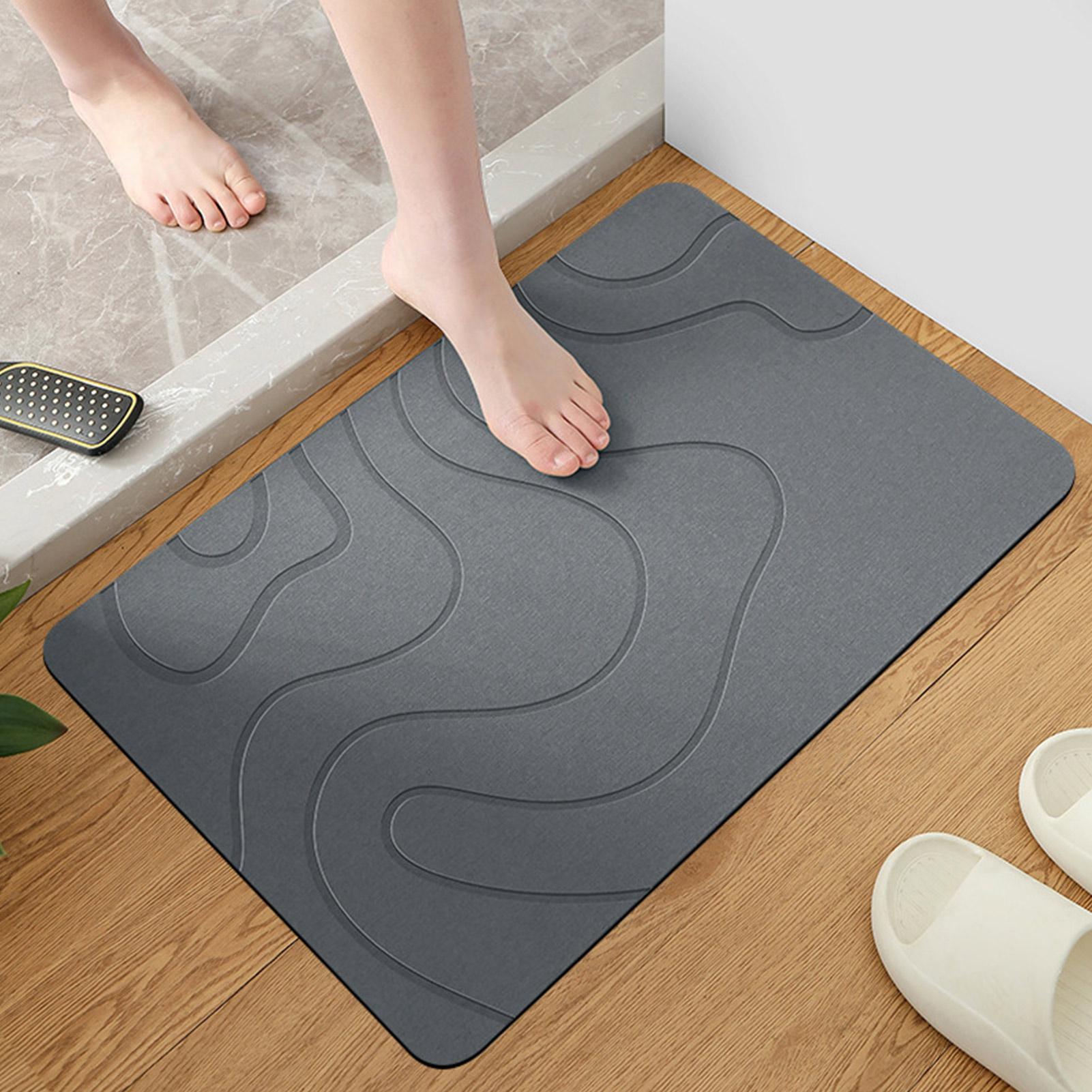 Quick Dry Diatomite Bath Mat - سجادة حمام حجرية سريعة الجفاف، سجادات