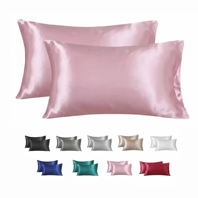 Satin Silk Pillowcase Hair Skin - غطاء وسادة من الحرير 100%، غطاء
