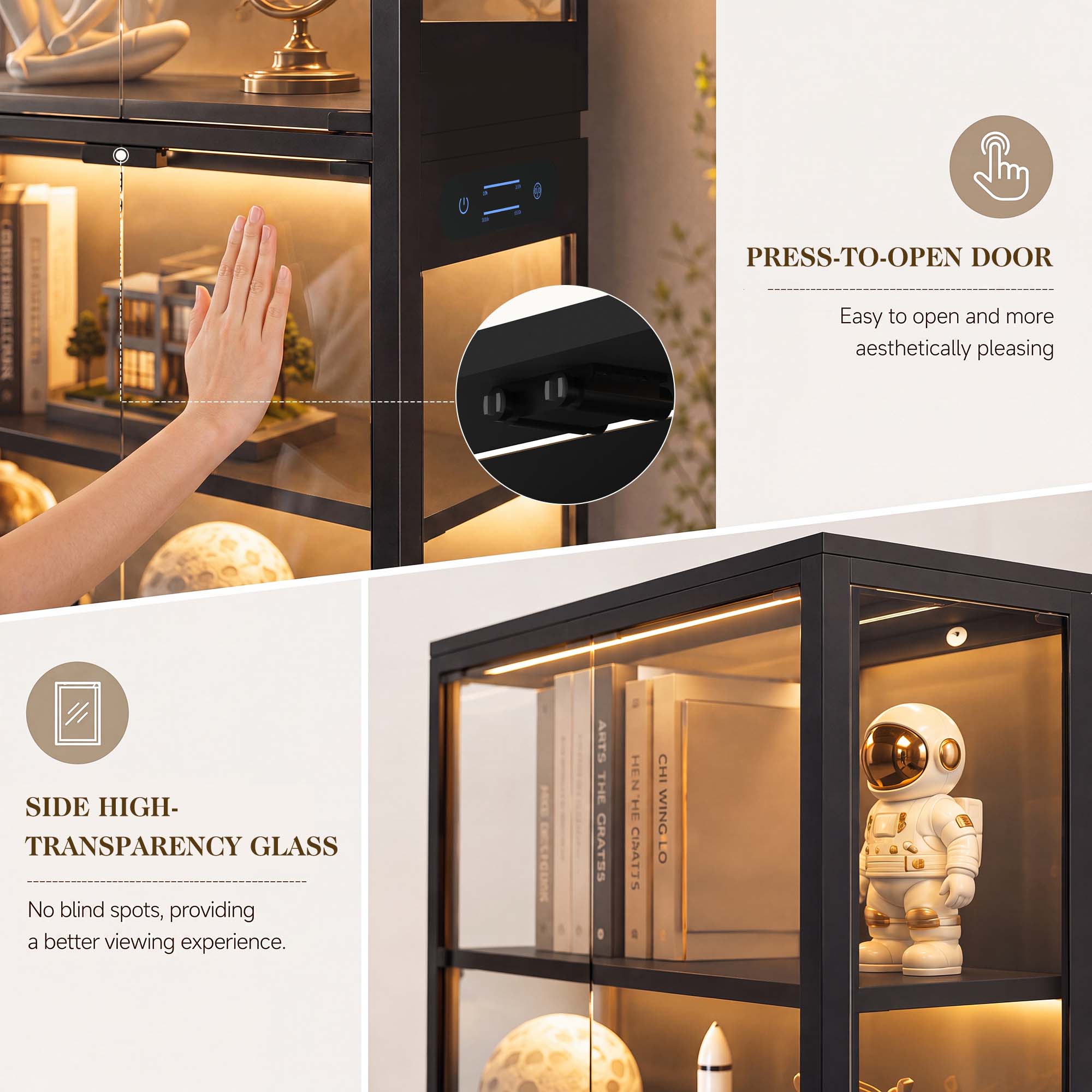 خزانة عرض TCGBKAF ذات 5 طبقات  - مراجعة Storage & Organization وسعره