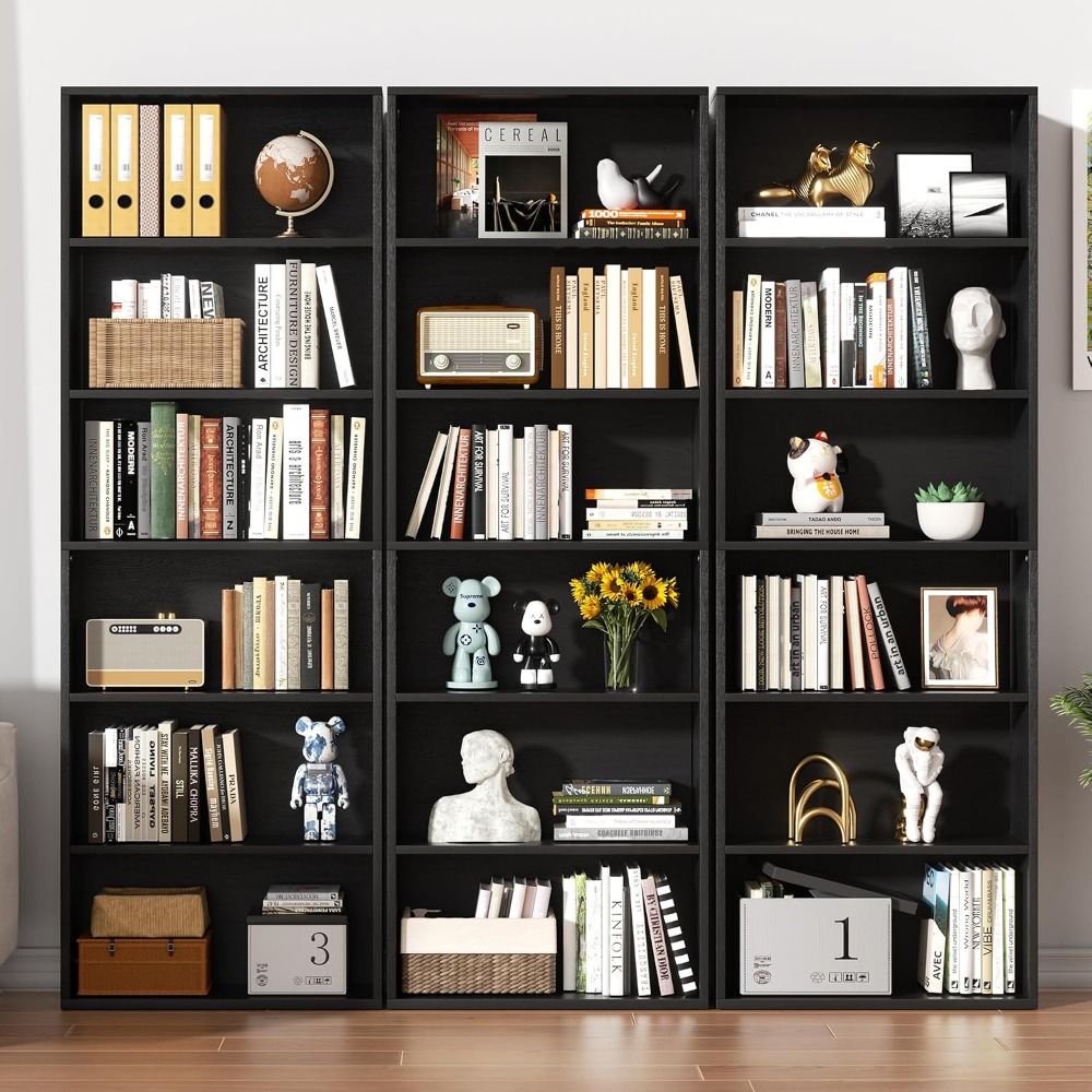 رف كتب مفتوح بـ 6 طبقات، ارتفا - مراجعة Storage & Organization وسعره