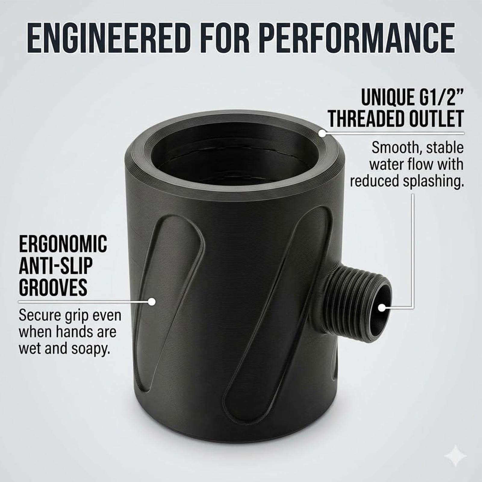 رأس دش للتنظيف بفتحات خشنة، سه - مراجعة High Pressure Shower Head Handheld وسعره