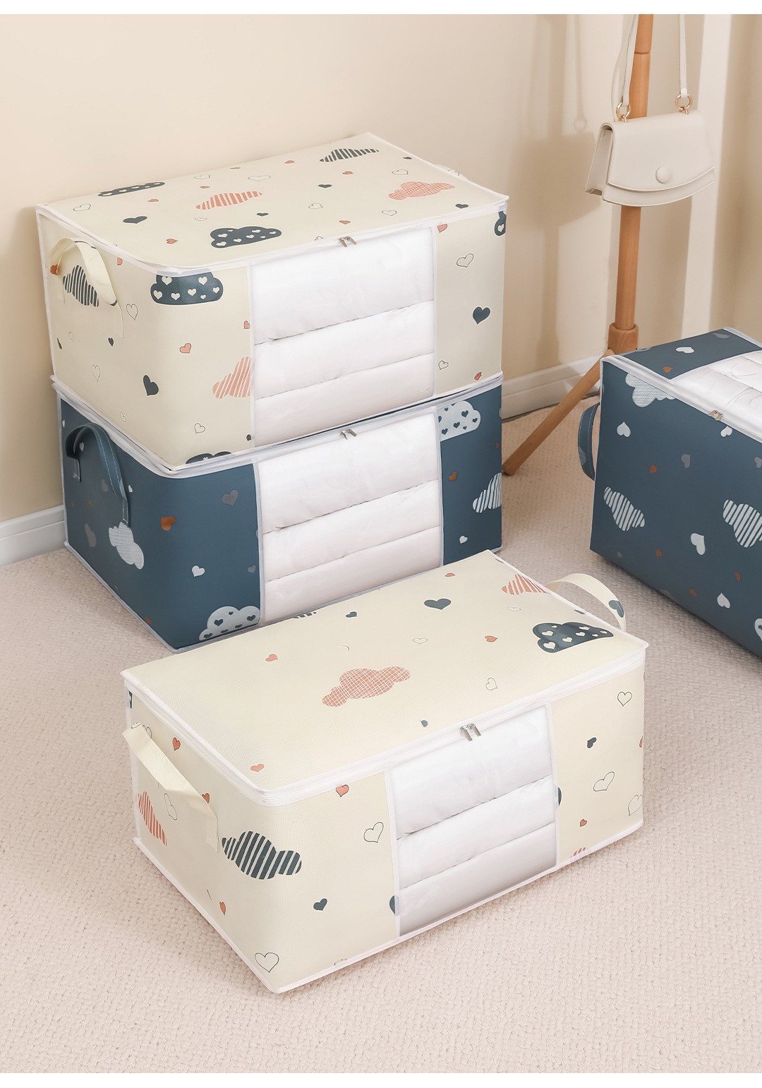 حقيبة تخزين ملابس قابلة للطي ذ - مراجعة Bedding وسعره