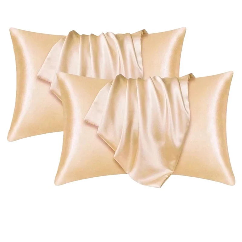 غطاء وسادة من الساتان الحريري  - مراجعة Satin Silk Pillowcase Hair Skin وسعره