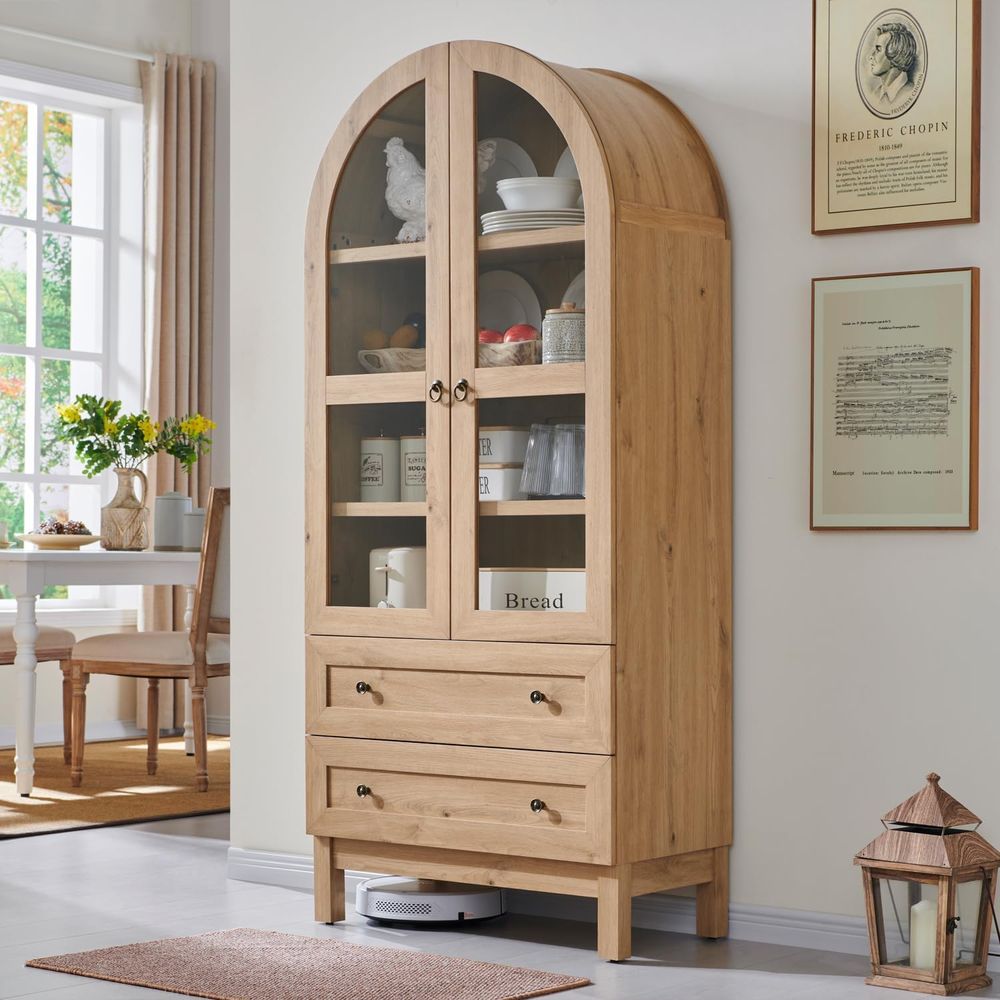 خزانة مطبخ مقوسة بارتفاع 71 بو - مراجعة Storage & Organization وسعره
