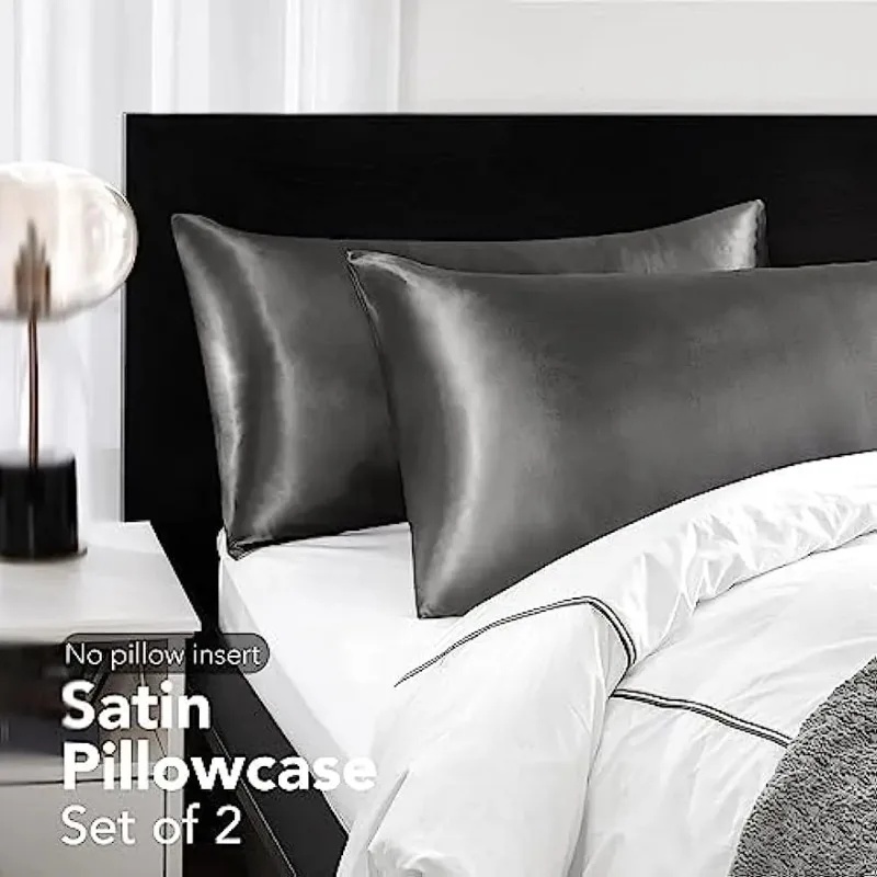 غطاء وسادة من الساتان الحريري  - مراجعة Satin Silk Pillowcase Hair Skin وسعره