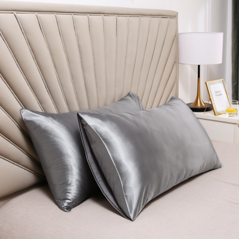 غطاء وسادة من الساتان الحريري  - مراجعة Satin Silk Pillowcase Hair Skin وسعره
