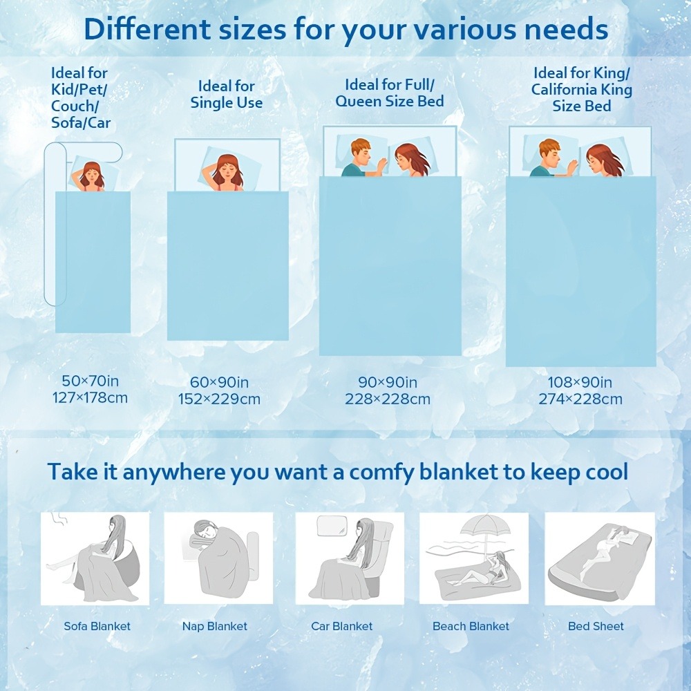 بطانية تبريد مناسبة للنوم في ا - مراجعة Cooling Blanket Hot Sleepers وسعره