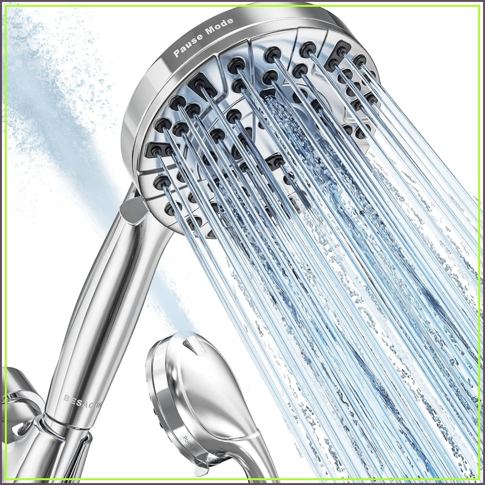 رأس دش عالي الضغط بـ 10 وظائف  - مراجعة High Pressure Shower Head Handheld وسعره
