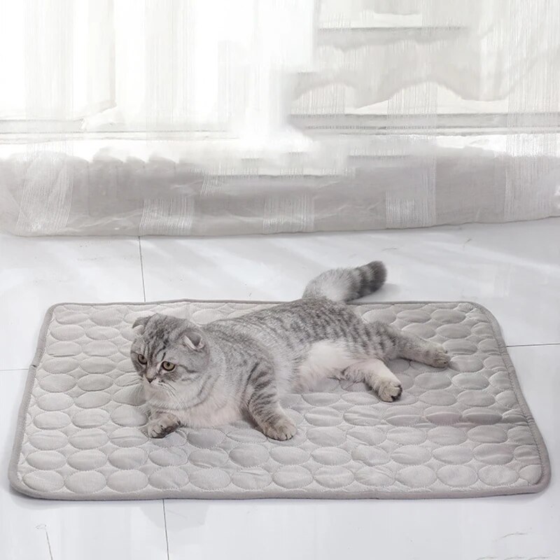 الحيوانات الأليفة الجليد الحصي - مراجعة Cooling Blanket Hot Sleepers وسعره