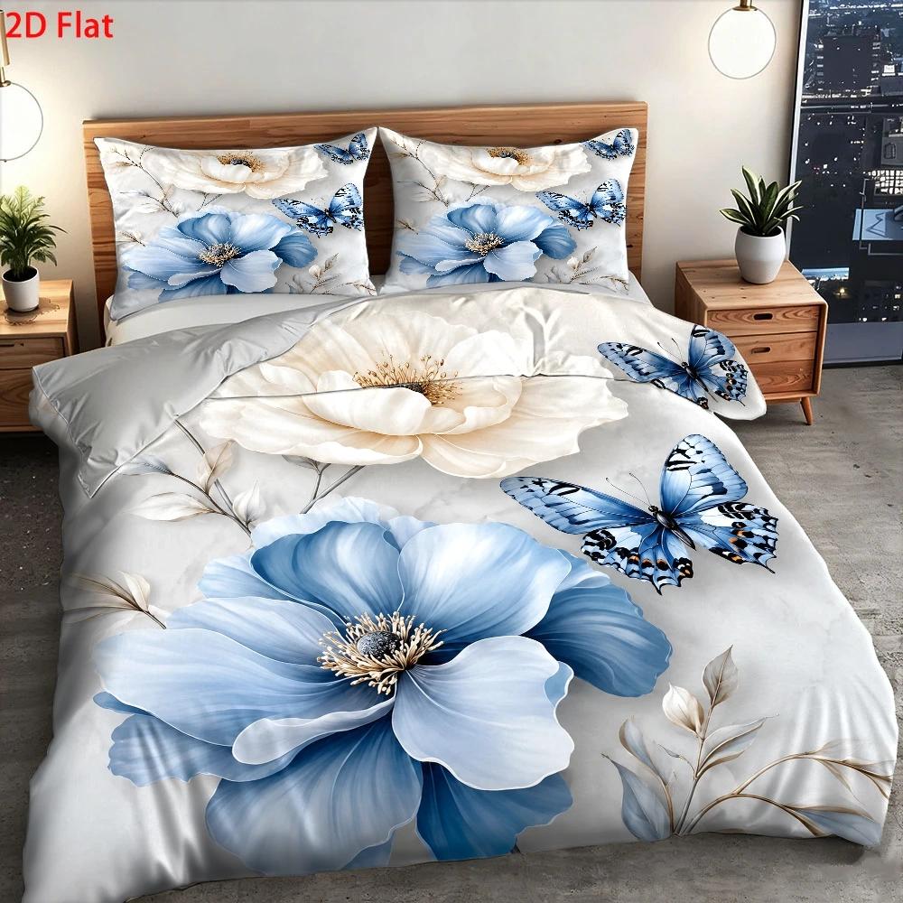 طقم غطاء لحاف من 3 قطع بتصميم  - مراجعة Duvet Cover Sets With Zipper وسعره