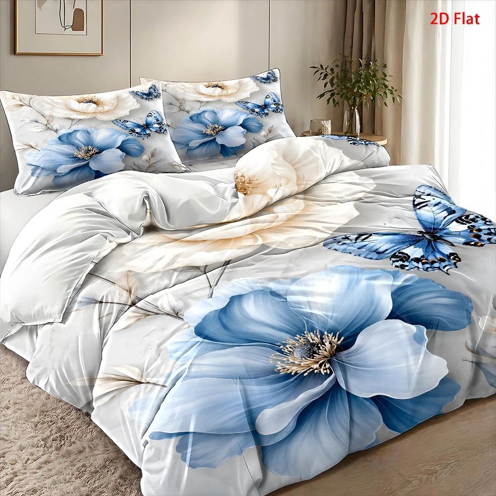 طقم غطاء لحاف من 3 قطع بتصميم  - مراجعة Duvet Cover Sets With Zipper وسعره