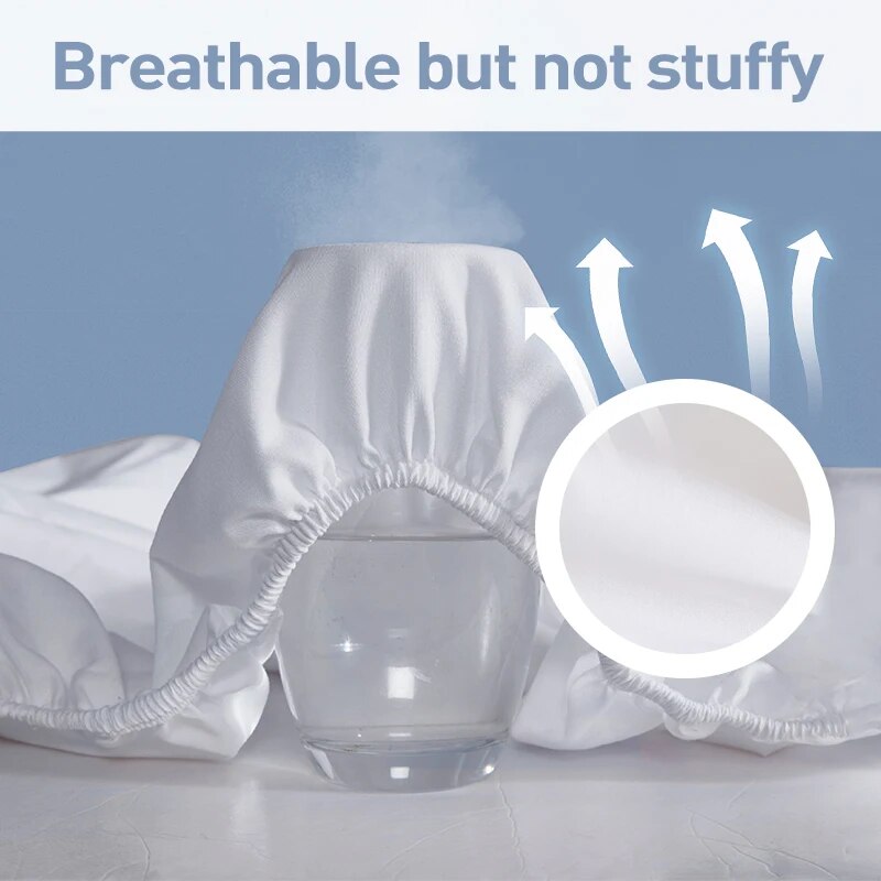 واقي مرتبة مقاوم للماء، جزء عل - مراجعة Waterproof Mattress Protector Breathable وسعره