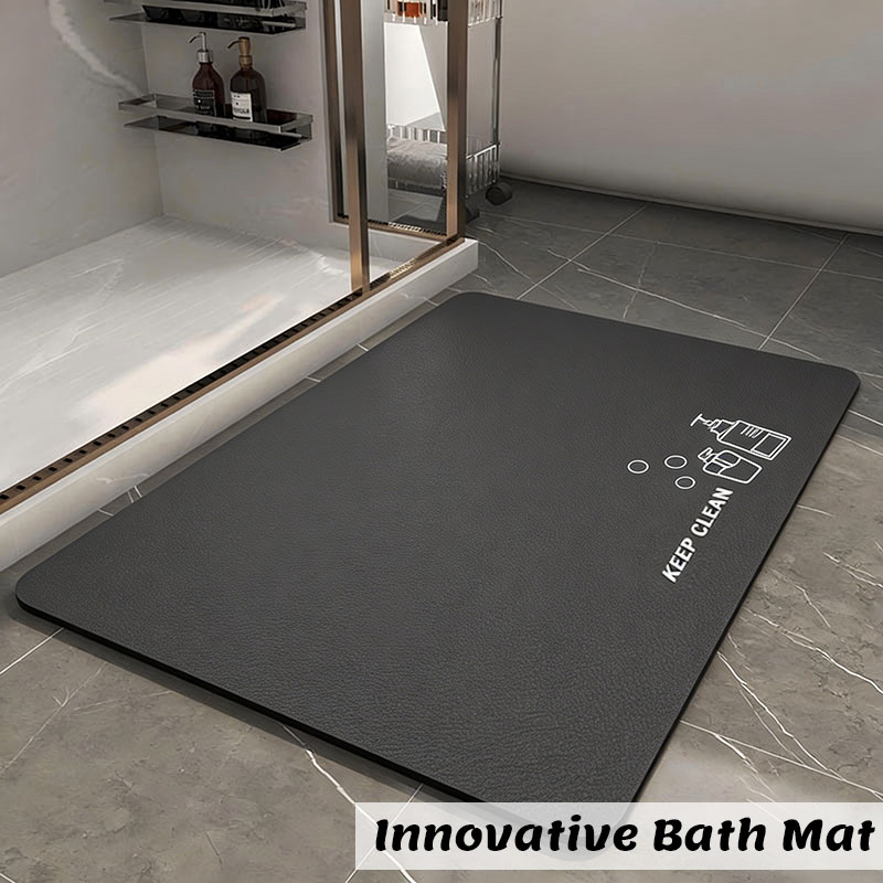 سجادة حمام من الدياتومايت، ماص - مراجعة Quick Dry Diatomite Bath Mat وسعره