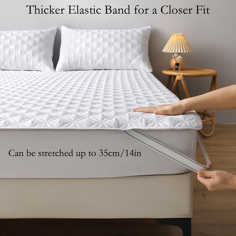 غطاء واقي مرتبة مقاوم للماء مع - مراجعة Waterproof Mattress Protector Breathable وسعره