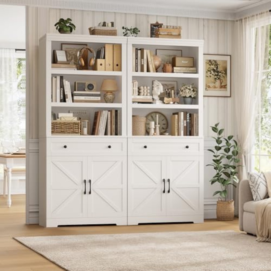 رف كتب 72H مع وحدات تخزين لغرف - مراجعة Storage & Organization وسعره