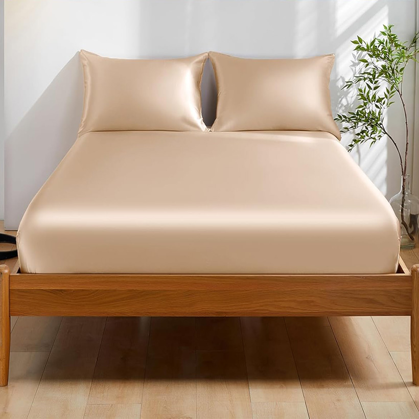 ملاءة سرير من الحرير الطبيعي 1 - مراجعة Fitted Bed Sheets Deep Pocket وسعره