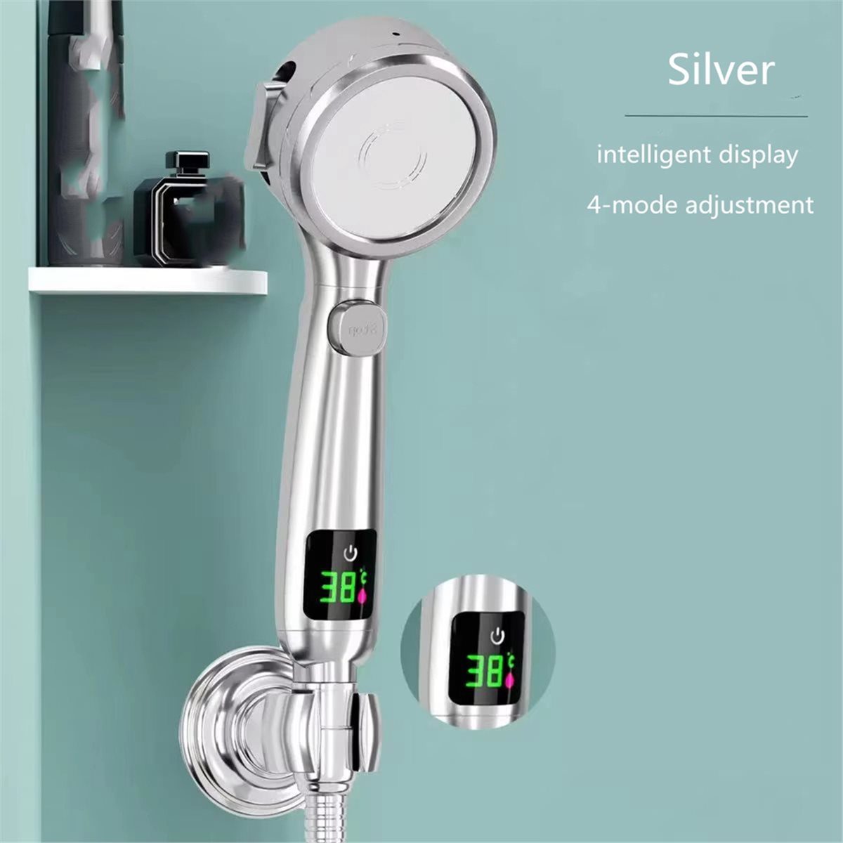 *AA99Z رأس دش الحمام المحمول ب - مراجعة High Pressure Shower Head Handheld وسعره