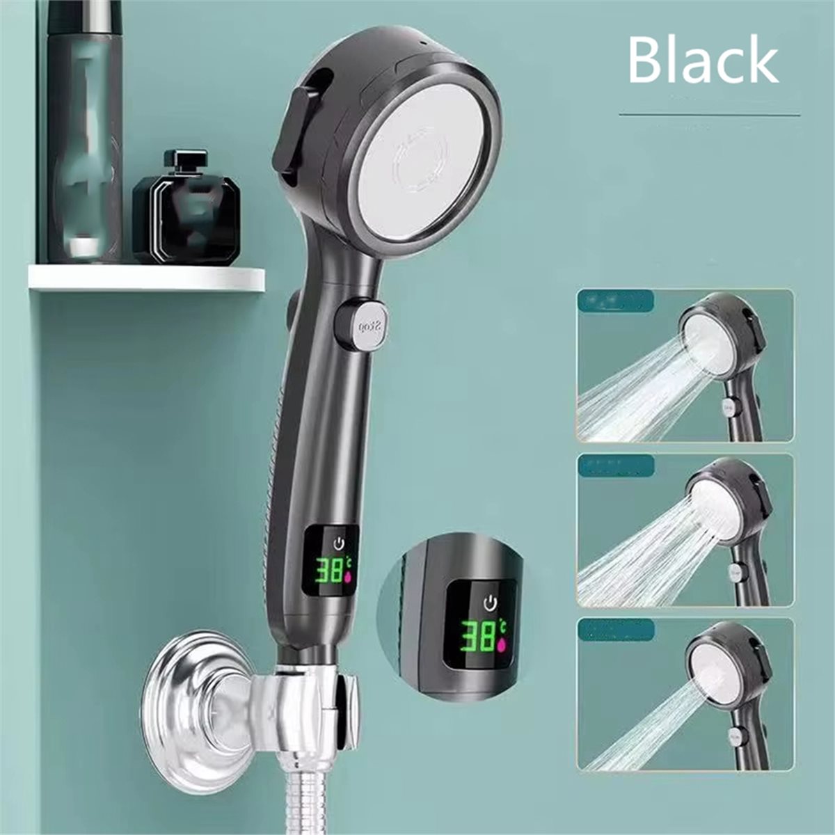 *AA99Z رأس دش الحمام المحمول ب - مراجعة High Pressure Shower Head Handheld وسعره