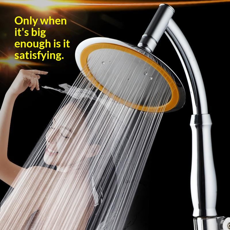 رأس دش حمام يدوي كبير بقطر 6 ب - مراجعة High Pressure Shower Head Handheld وسعره