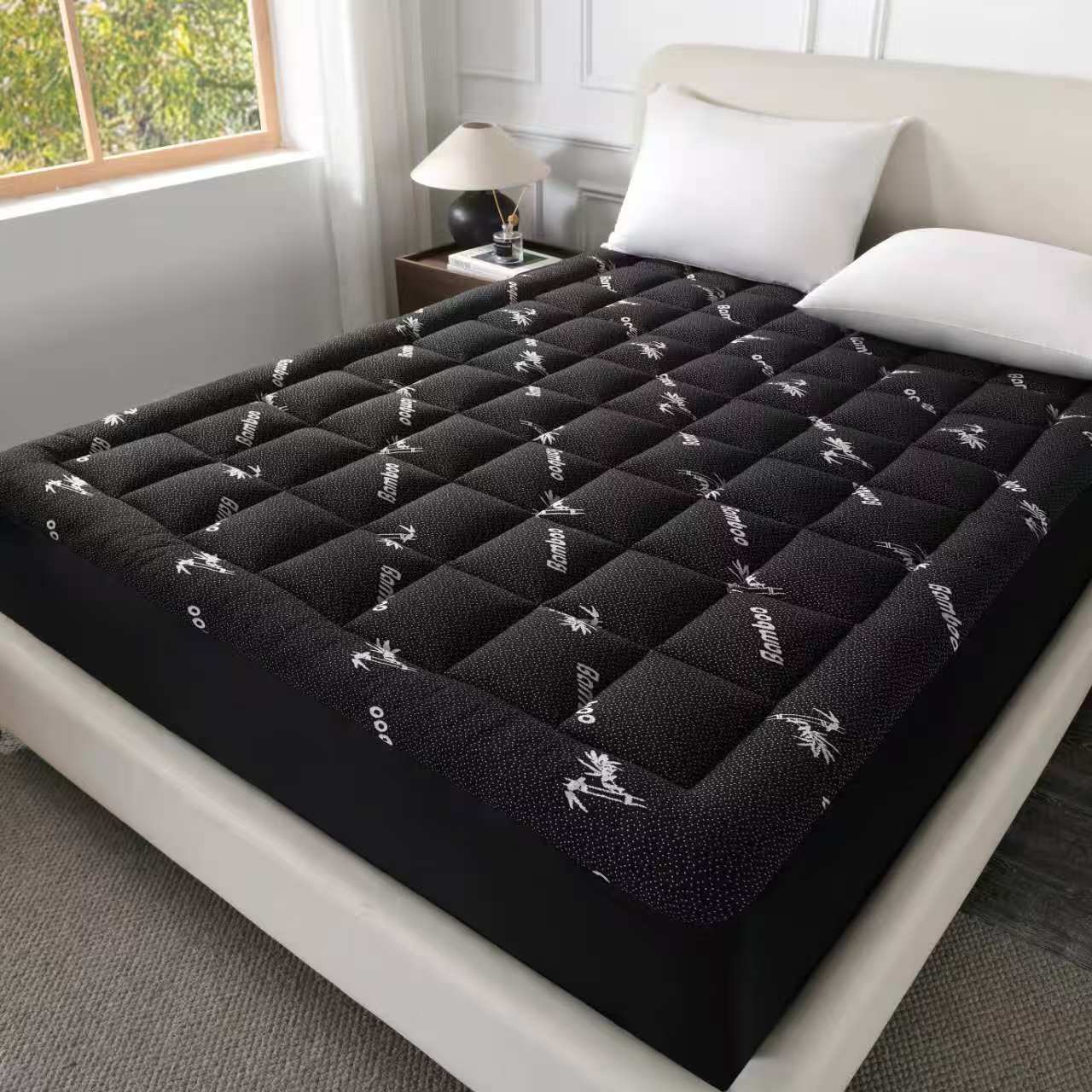 أغطية سرير متعددة الأحجام KING - مراجعة Fitted Bed Sheets Deep Pocket وسعره