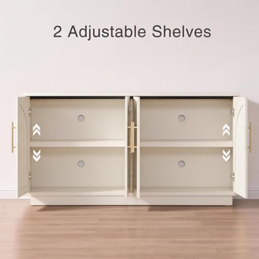 خزانة بوفيه مع مساحة تخزين، خز - مراجعة Storage & Organization وسعره