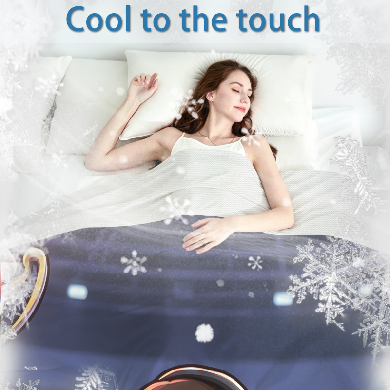 بطانية تبريد بطبعة الحشود المر - مراجعة Cooling Blanket Hot Sleepers وسعره