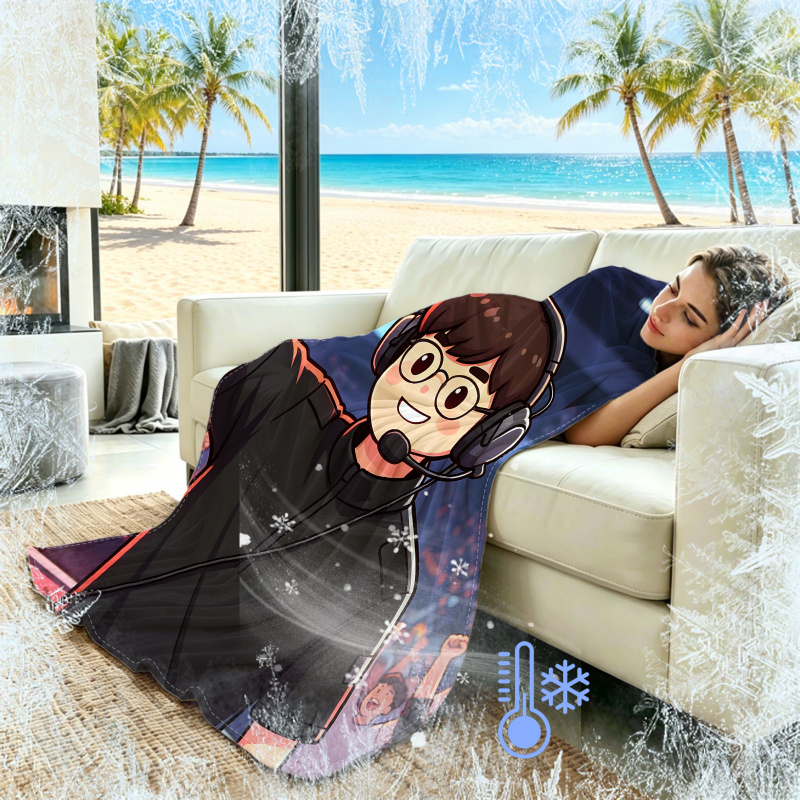 بطانية تبريد بطبعة الحشود المر - مراجعة Cooling Blanket Hot Sleepers وسعره
