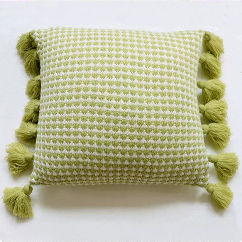 بطانية منسوجة خضراء نعناعية مع - مراجعة Boho Throw Blanket Fringe وسعره