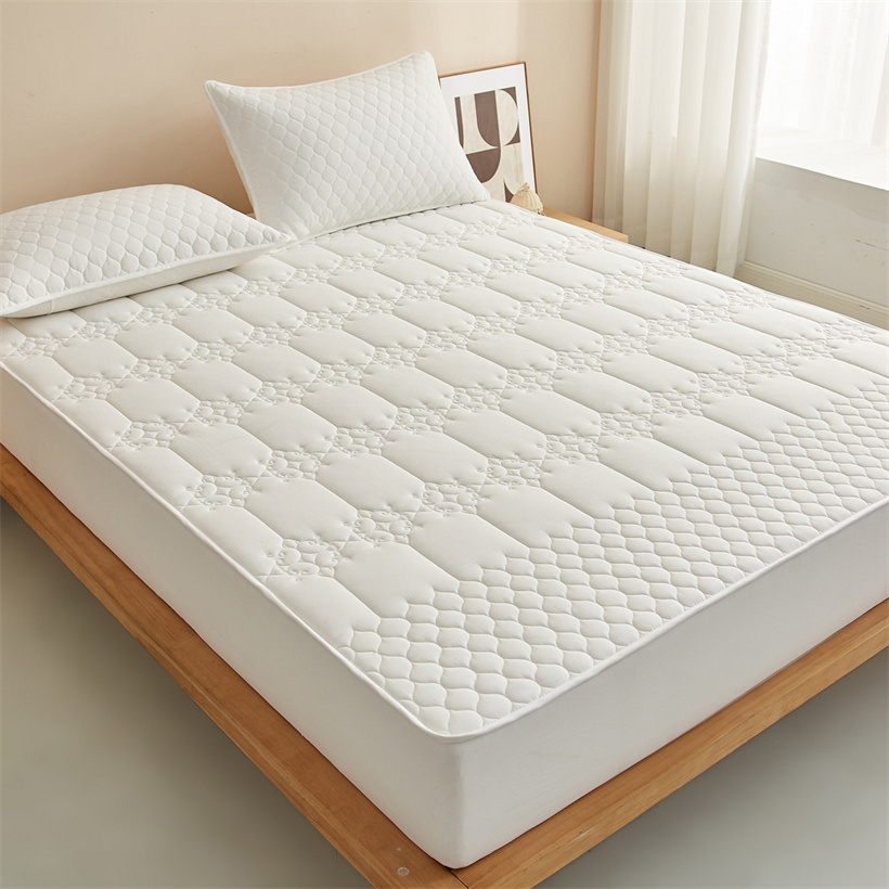 واقي مرتبة مبطن مقاوم للماء، م - مراجعة Fitted Bed Sheets Deep Pocket وسعره