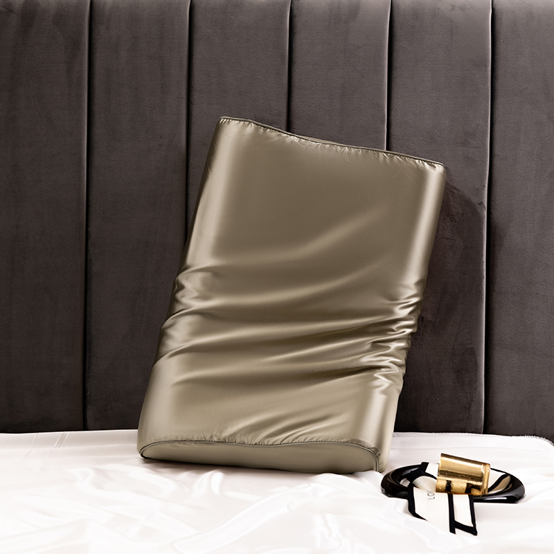 الساتان الحرير المخدة ل رغوة ا - مراجعة Satin Silk Pillowcase Hair Skin وسعره