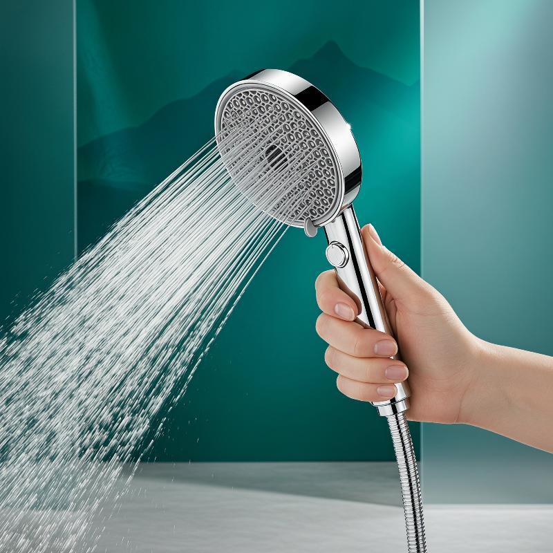 رأس دش يدوي جديد بـ 6 أوضاع قا - مراجعة High Pressure Shower Head Handheld وسعره