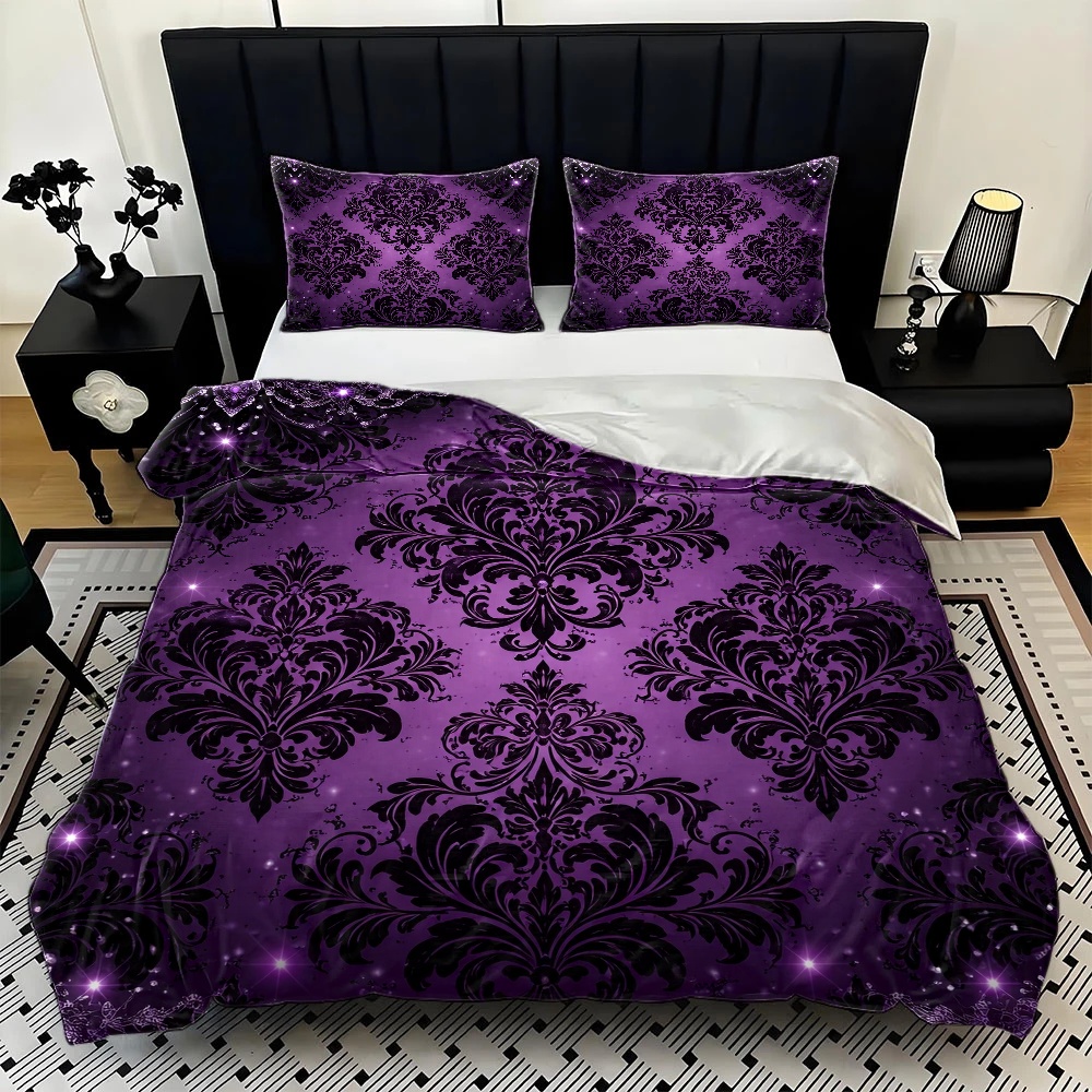طقم غطاء لحاف فاخر مزخرف بالزه - مراجعة Duvet Cover Sets With Zipper وسعره