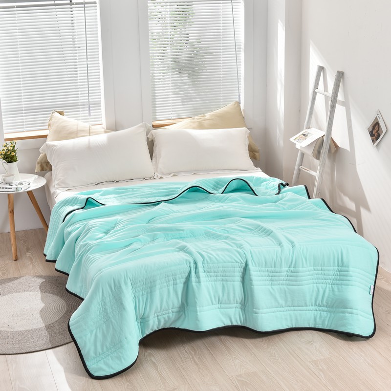 بطانية تبريد صيفية بلون واحد،  - مراجعة Cooling Blanket Hot Sleepers وسعره
