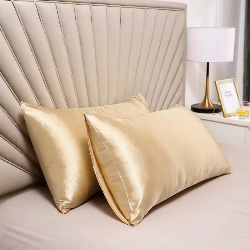 غطاء وسادة من الحرير 100%، غطا - مراجعة Satin Silk Pillowcase Hair Skin وسعره