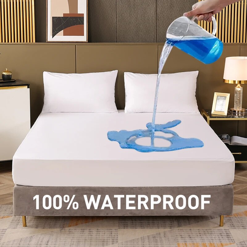 مقاوم للماء المجهزة ورقة غطاء  - مراجعة Waterproof Mattress Protector Breathable وسعره