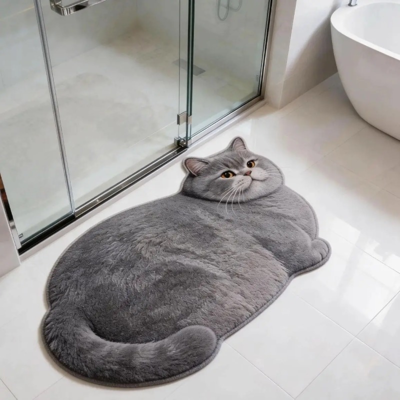 سجادة حمام ثلاثية الأبعاد على  - مراجعة Quick Dry Diatomite Bath Mat وسعره