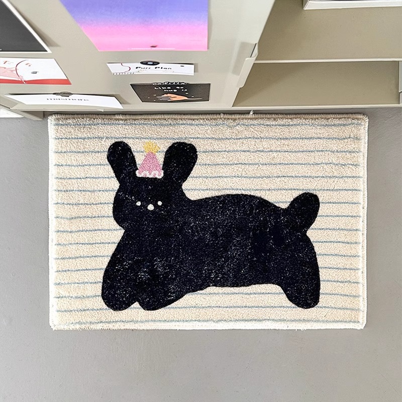 سجادة حمام مطبوعة على شكل كلب  - مراجعة Quick Dry Diatomite Bath Mat وسعره