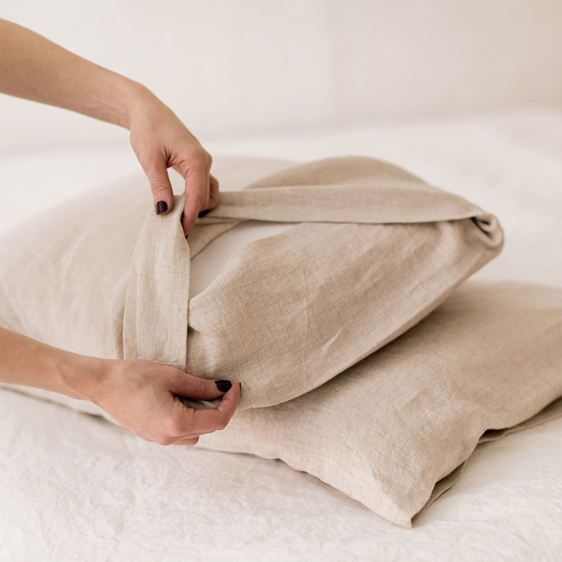 طقم أغطية سرير من الكتان العضو - مراجعة Duvet Cover Sets With Zipper وسعره