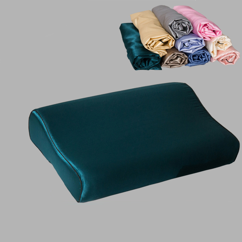 غطاء وسادة من اللاتكس والساتان - مراجعة Satin Silk Pillowcase Hair Skin وسعره