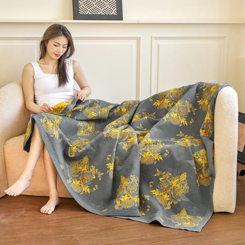 R - بطانية وغطاء أريكة من قماش - مراجعة Muslin Cotton Bedspread وسعره
